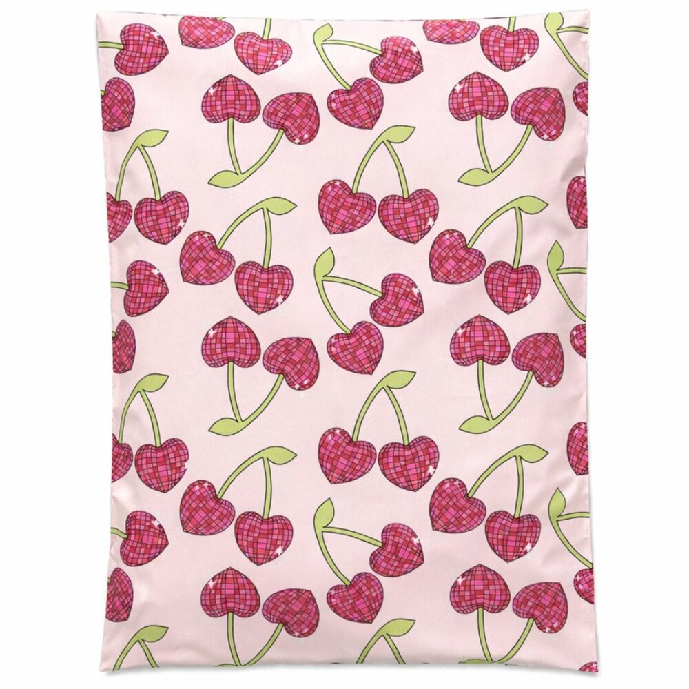 25ct Medium 10 x 13 Cherry Hearts Poly Mailers